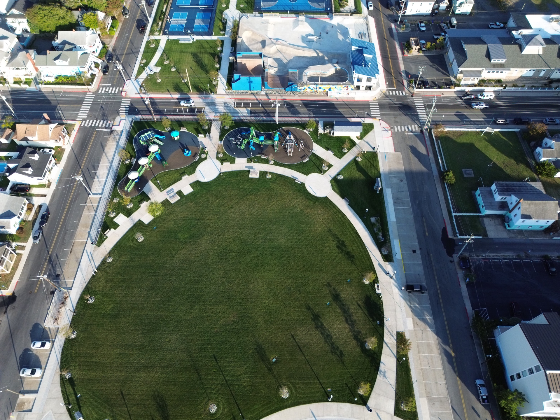 Professional videographer at golden hour